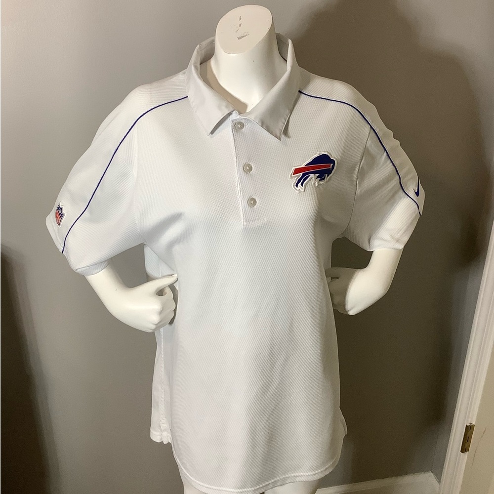 Men’s Small Buffalo Bills Nike Dri Fit On Field Golf Polo Shirt